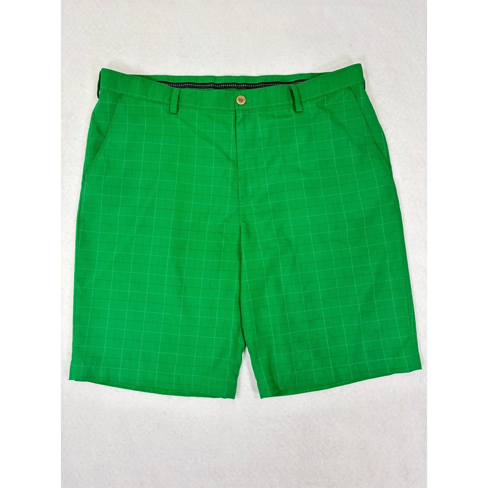 IZOD Golf Shorts Mens 38 Flat‎ Front Performance Preppy